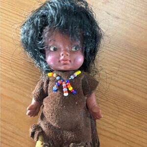 1960s Native American Colorful Beaded Doll